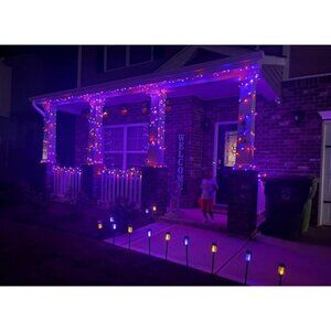 164FT 500 LED Halloween Lights, 8 Modes Waterproof Plug in String Lights